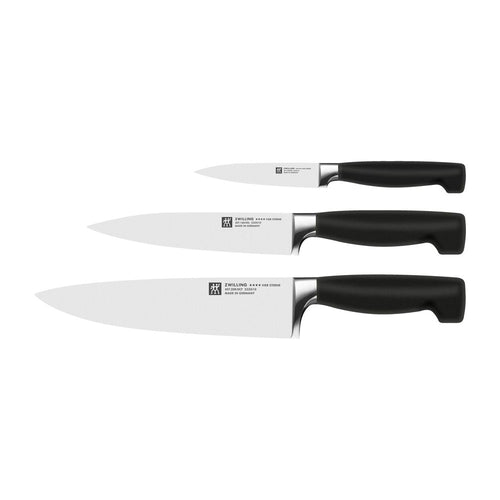 Zwilling 4 Stars Set Coltelli In Acciaio Inox - Set 3 Pz