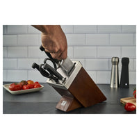 Zwilling 4 Stars Set Coltelli Con Ceppo In Frassino - Set 7 Pz