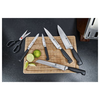 Zwilling 4 Stars Set Coltelli Con Ceppo In Frassino - Set 7 Pz