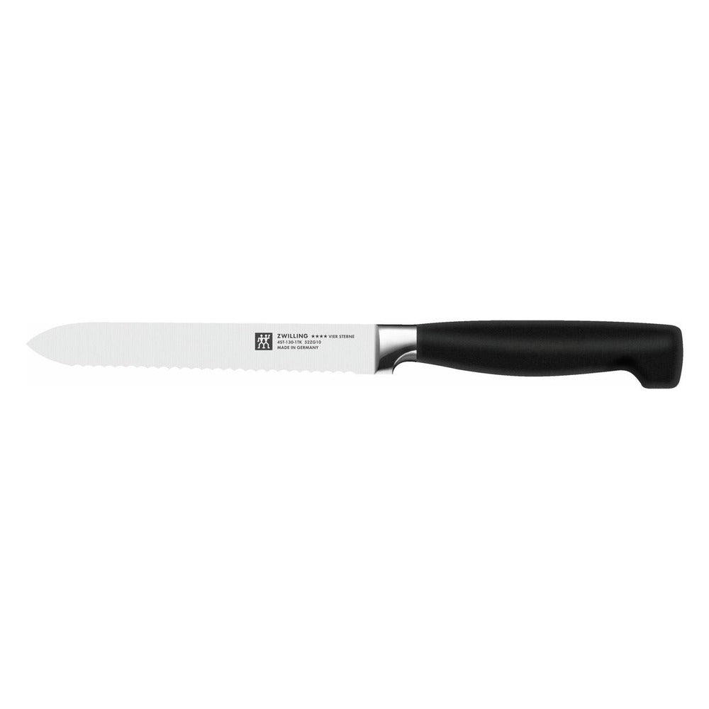 Zwilling 4 Stars Set Coltelli Con Ceppo In Frassino - Set 7 Pz