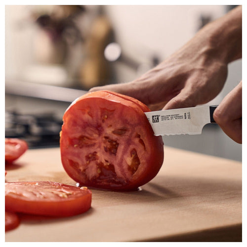 13 cm - Zwilling Gourmet Coltello Universale Seghettato In Acciaio Inox