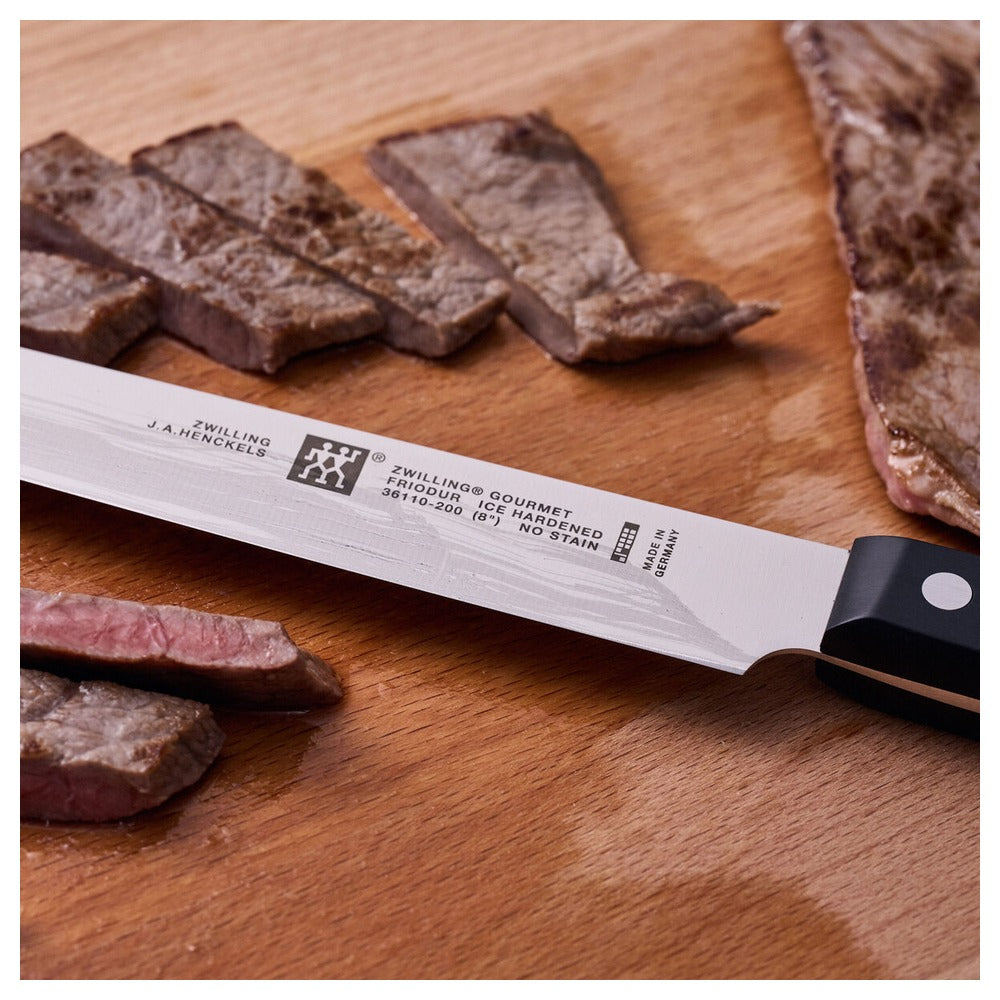 Zwilling Gourmet Coltello Carne Liscio In Acciaio Inox
