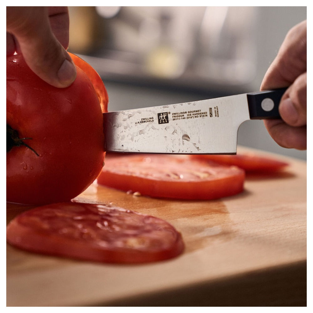 Zwilling Gourmet Coltello Chef Liscio In Acciaio Inox