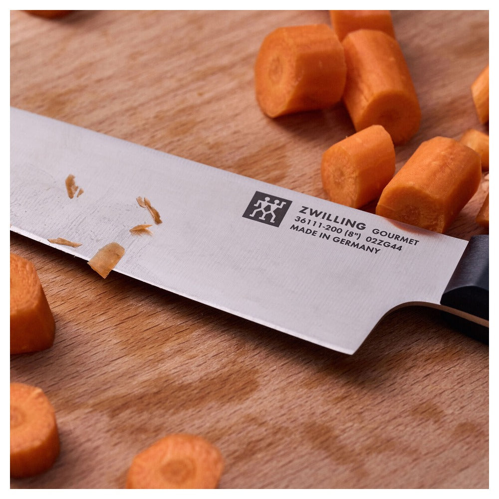 Zwilling Gourmet Coltello Chef Liscio In Acciaio Inox