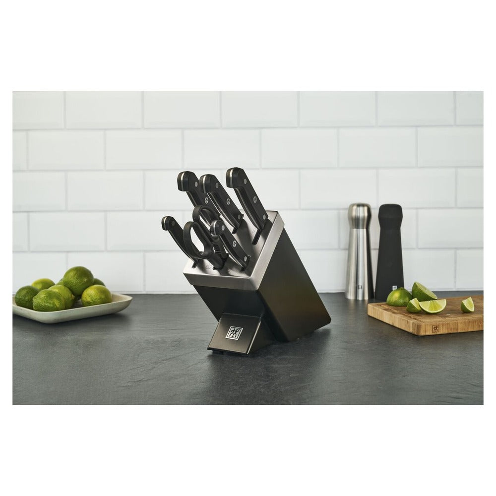 Zwilling Gourmet Set Coltelli Con Ceppo In Acciaio Inox - Set 7 Pz