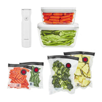 Zwilling Fresh & Save Start Set Kit Sottovuoto Con Contenitori In Vetro e Pompetta Per Sottovuoto - Set 7 Pz