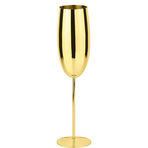 27 Cl Paderno Calice Flute In Acciaio Inox