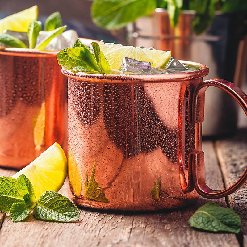 50 Cl Paderno Mug Moscow Mule In Acciaio Inox