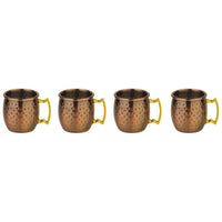 6 Cl Paderno Moscow Mule Mug In Acciaio Inox Set 4 Pz