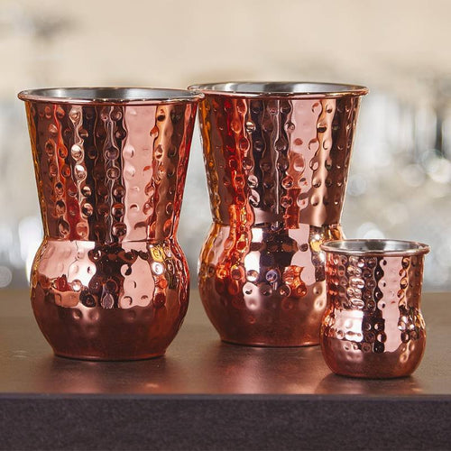 6 Cl Paderno Mug Julep Bicchiere Cocktail In Acciaio Inox Set 4 Pz