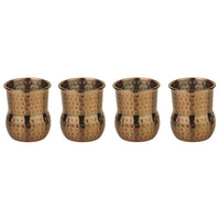6 Cl Paderno Mug Julep Bicchiere Cocktail In Acciaio Inox Set 4 Pz