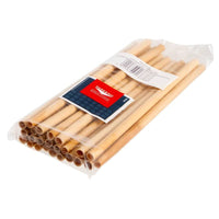 20 Cm Paderno Cannucce 5 7 Mm In Bambu Set 24 Pz