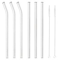 21 5 Cm Paderno Cannucce Riutilizzabili 8 Mm In Vetro Set 8 Pz
