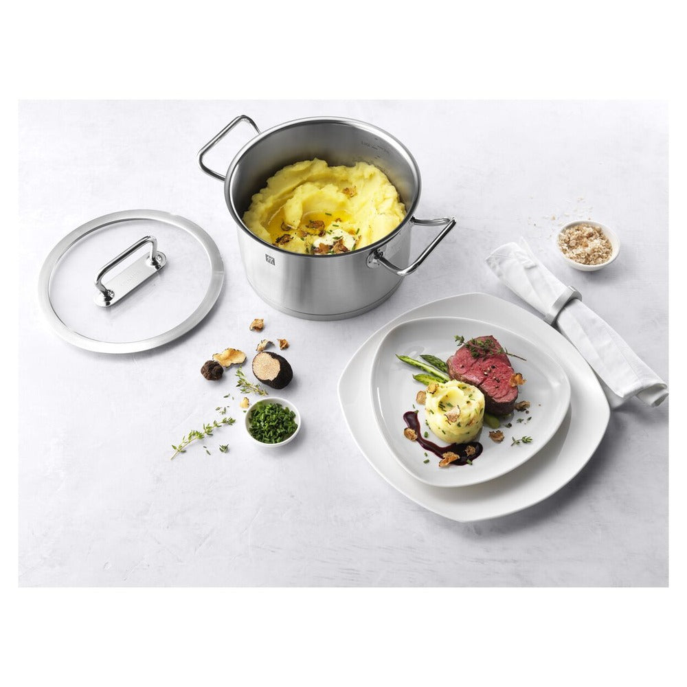 Zwilling Pro Batteria Pentole In Acciaio Inox 18/10 - Set 5 Pz