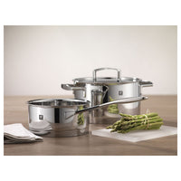 Zwilling Passion Batteria Pentole In Acciaio Inox 18/10 - Set 5 Pz