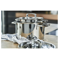 Zwilling Passion Batteria Pentole In Acciaio Inox 18/10 - Set 5 Pz