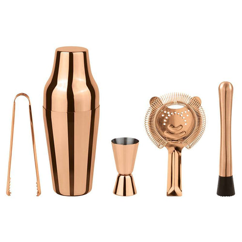Paderno Parisienne Set Mixology In Acciaio Inox Set 5 Pz
