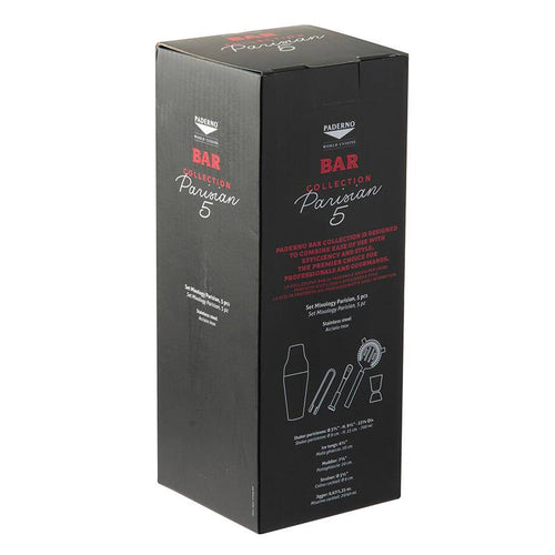 Paderno Parisienne Set Mixology In Acciaio Inox Set 5 Pz