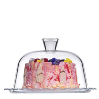 26 4 Cm Pasabahce Petitte Patisserie Alzata Torta Con Campana In Vetro