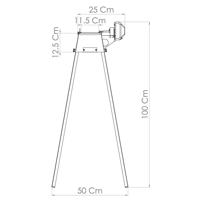 Tecnoroast 40 Single Griglia A Carbone Con Giraspiedini Automatico