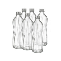 1 Litro Bormioli Rocco Aqua Bottiglia Acqua In Vetro Set 6 Pezzi