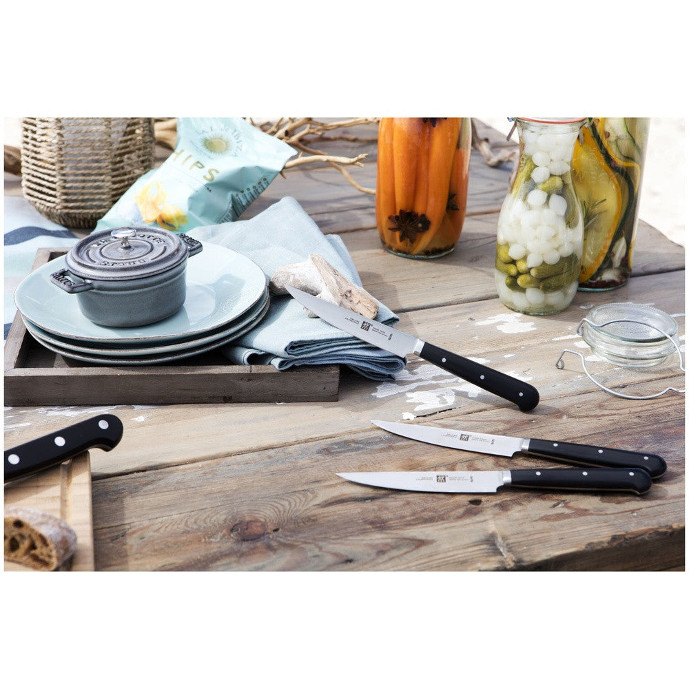 Zwilling Steak-Set Coltello Bistecca con Lama Rasoio In Acciaio Inox - Set 4 Pz