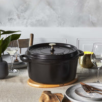 24 cm - Staub La Cocotte Casseruola Cocotte Rotonda In Ghisa