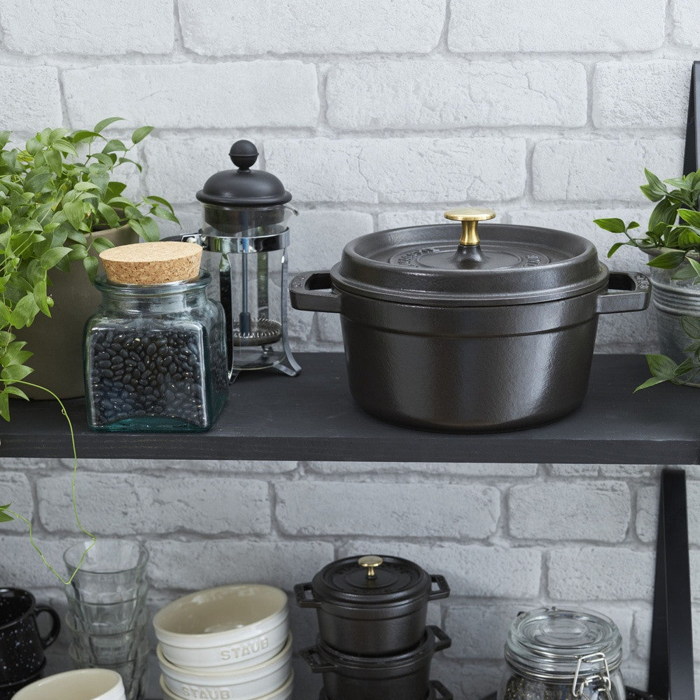 24 cm - Staub La Cocotte Casseruola Cocotte Rotonda In Ghisa