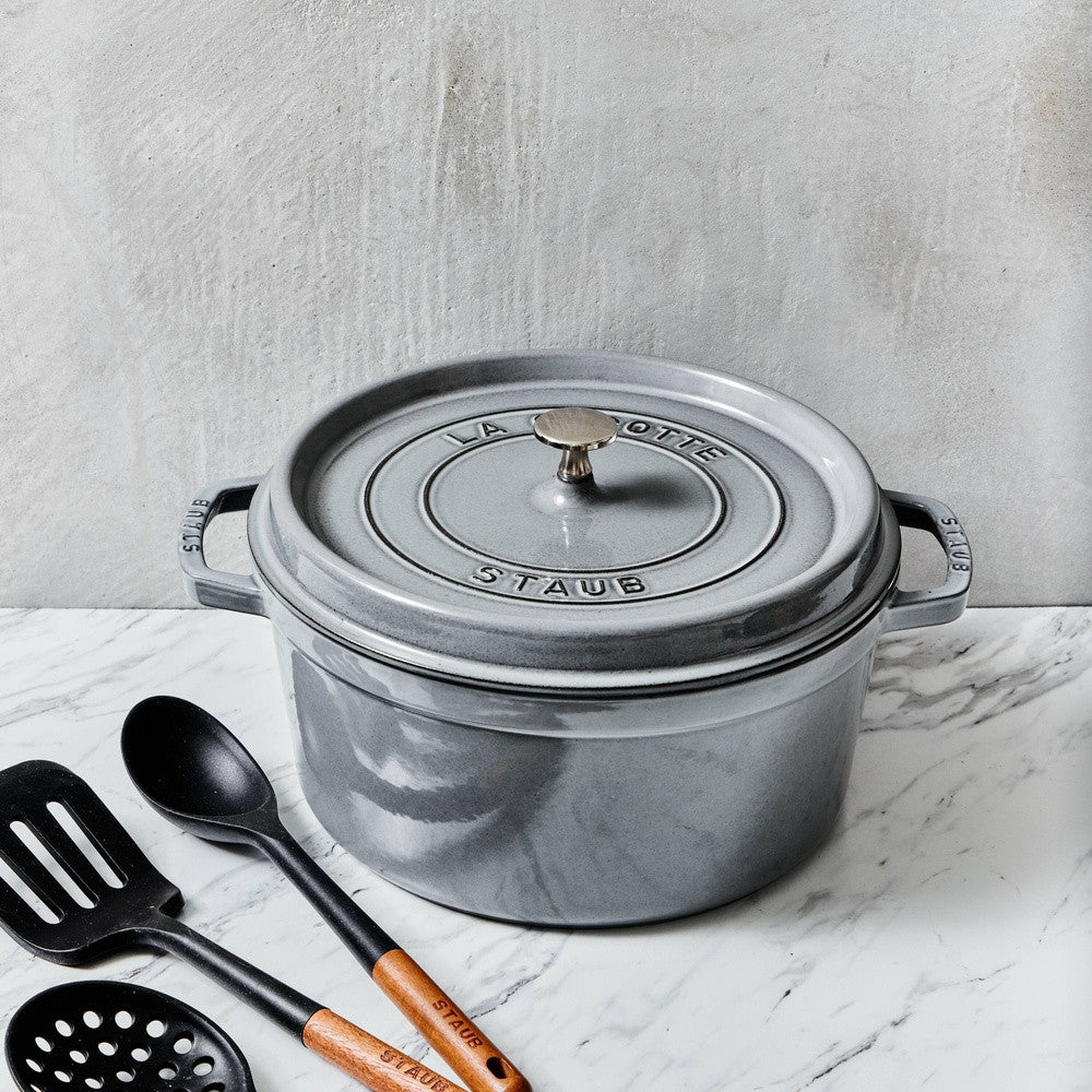 24 cm - Staub La Cocotte Casseruola Cocotte Rotonda In Ghisa