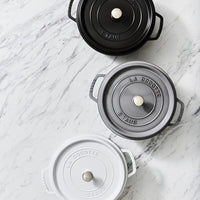 24 cm - Staub La Cocotte Casseruola Cocotte Rotonda In Ghisa