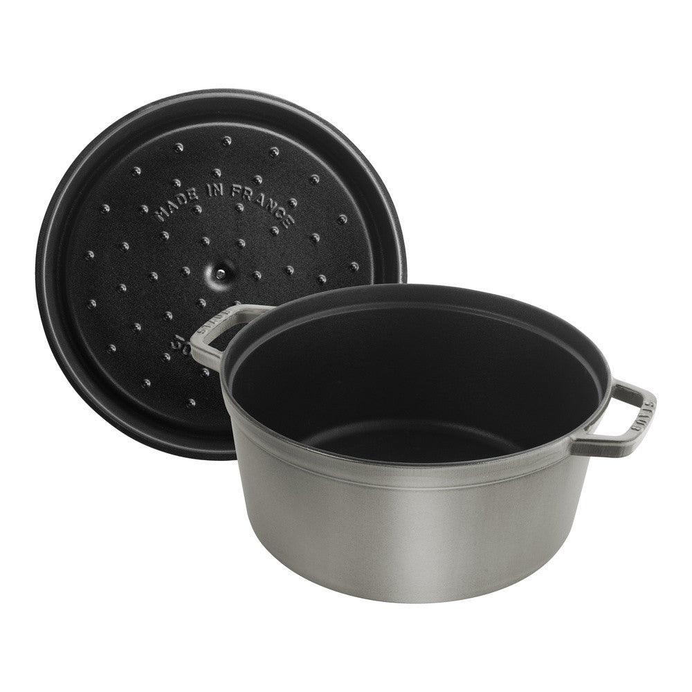 24 cm - Staub La Cocotte Casseruola Cocotte Rotonda In Ghisa