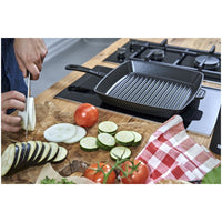 30 cm - Staub Grill Pans Bistecchiera Quadrata In Ghisa