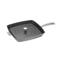 30 cm - Staub Grill Pans Bistecchiera Quadrata In Ghisa