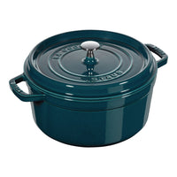 28 cm - Staub Cocotte Casseruola Rotonda In Ghisa Smaltata