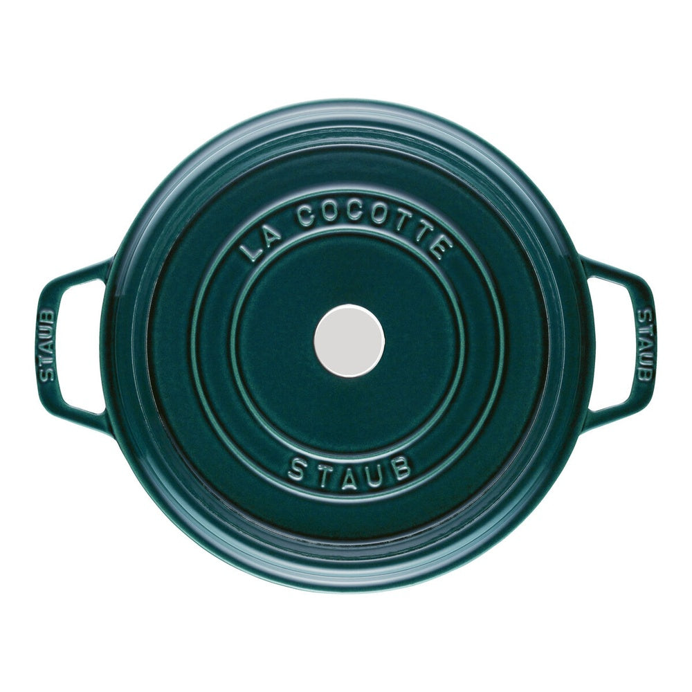 28 cm - Staub Cocotte Casseruola Rotonda In Ghisa Smaltata