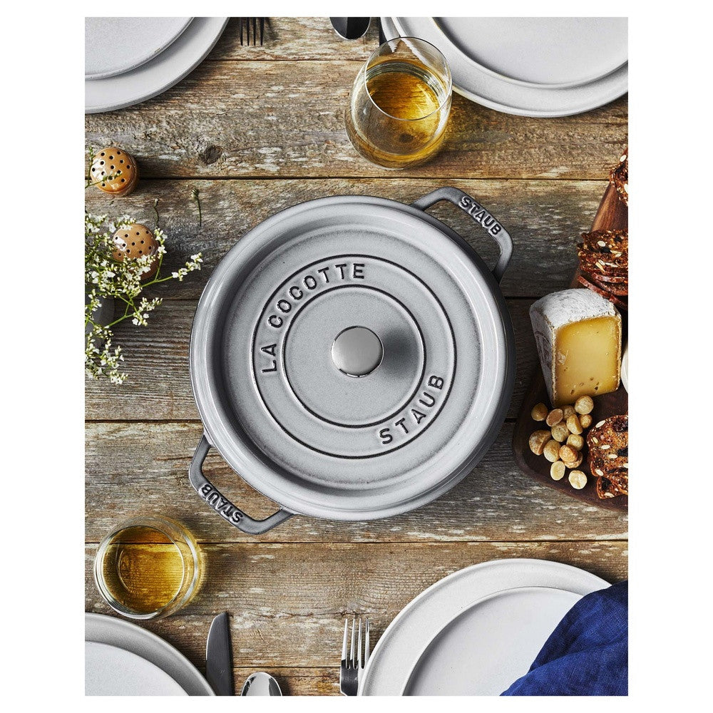 22 cm - Staub La Cocotte Casseruola Cocotte Rotonda In Ghisa