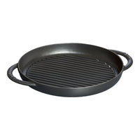 26 cm - Staub Grill Pans Bistecchiera Rotonda In Ghisa