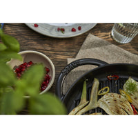 26 cm - Staub Grill Pans Bistecchiera Rotonda In Ghisa