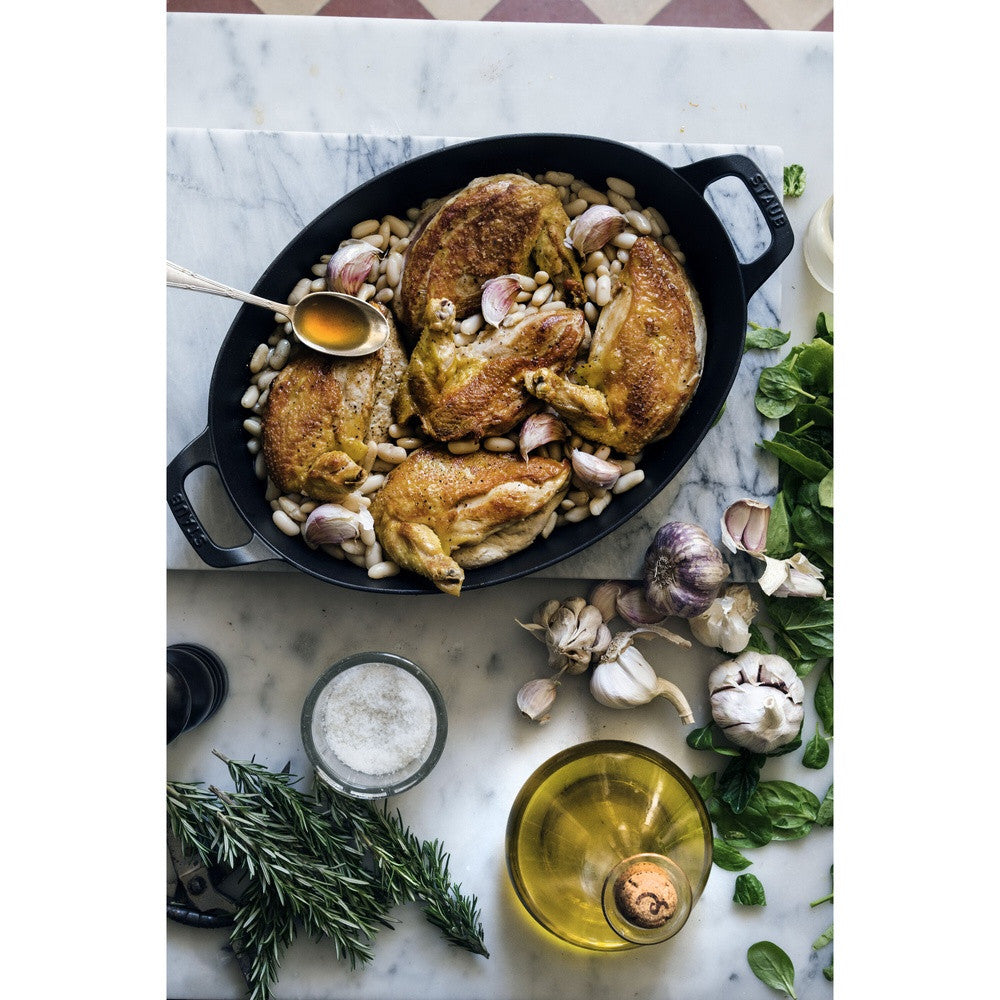 21 cm - Staub Specialities Pirofila Ovale In Ghisa