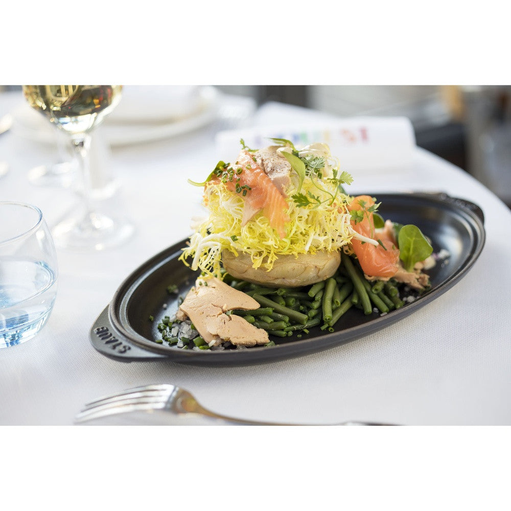 31 cm - Staub Specialities Pirofila Con Coperchio Ovale In Ghisa
