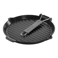 28 cm - Staub Grill Pans Bistecchiera Rotonda In Ghisa