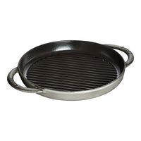 26 cm - Staub Grill Pans Bistecchiera Rotonda In Ghisa