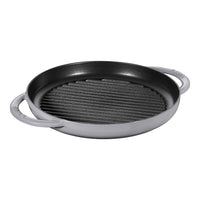 26 cm - Staub Grill Pans Bistecchiera Rotonda In Ghisa