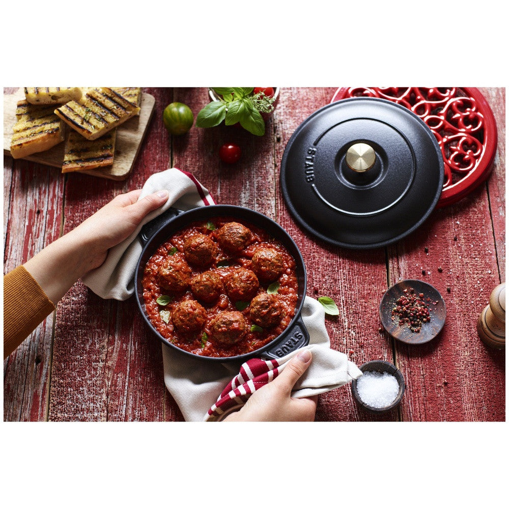 20 cm - Staub Specialities Pirofila Con Coperchio Rotonda In Ghisa