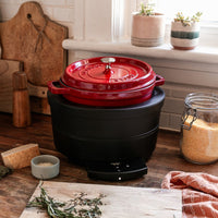24 cm - Staub La Cocotte Casseruola Cocotte Rotonda In Ghisa