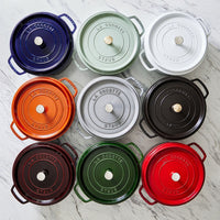 24 cm - Staub La Cocotte Casseruola Cocotte Rotonda In Ghisa