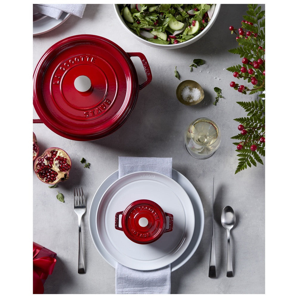 26 cm - Staub La Cocotte Casseruola Cocotte Rotonda In Ghisa