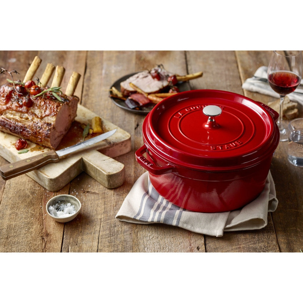 30 cm - Staub La Cocotte Casseruola Cocotte Rotonda In Ghisa