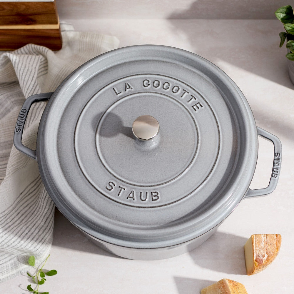 30 cm - Staub La Cocotte Casseruola Cocotte Rotonda In Ghisa