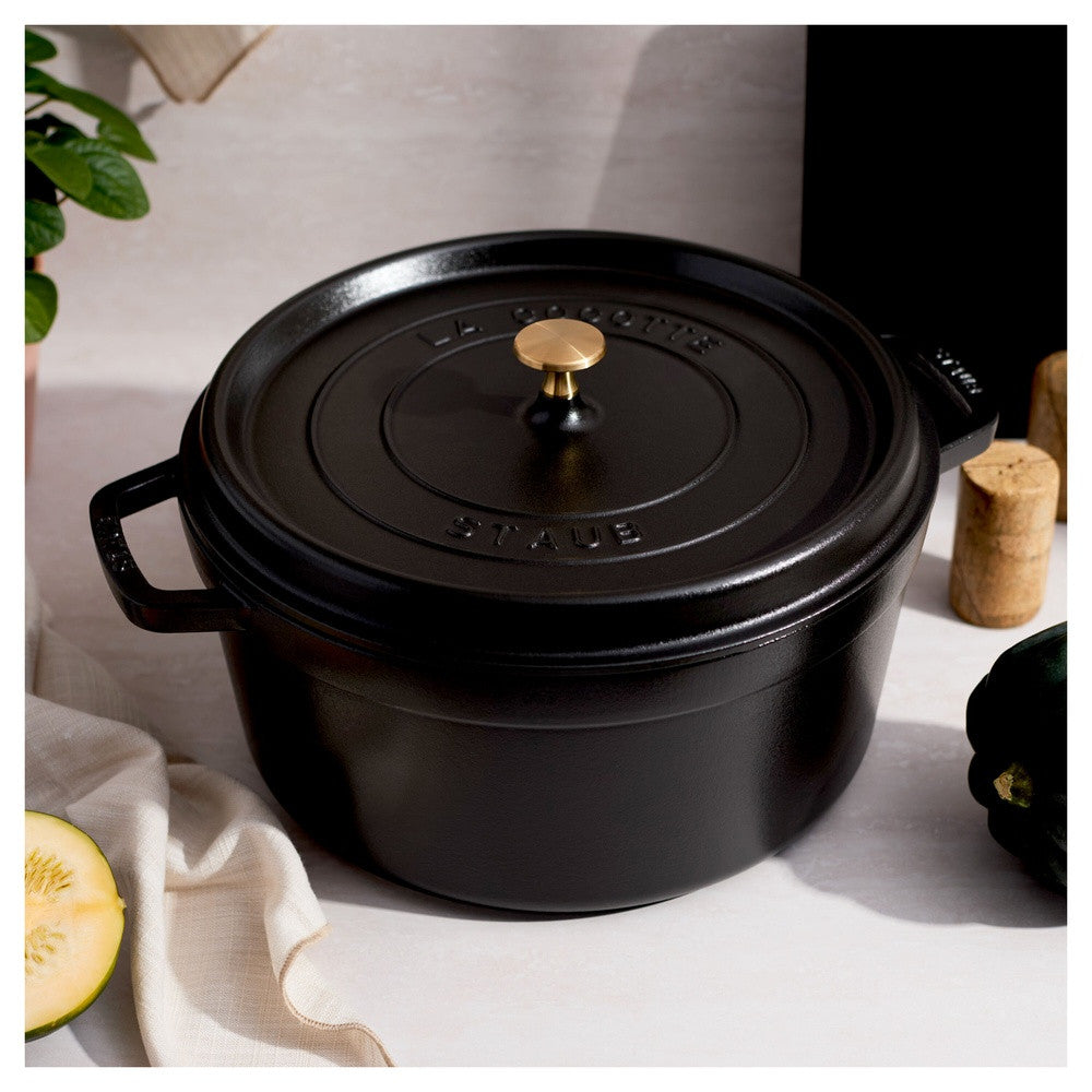 30 cm - Staub La Cocotte Casseruola Cocotte Rotonda In Ghisa
